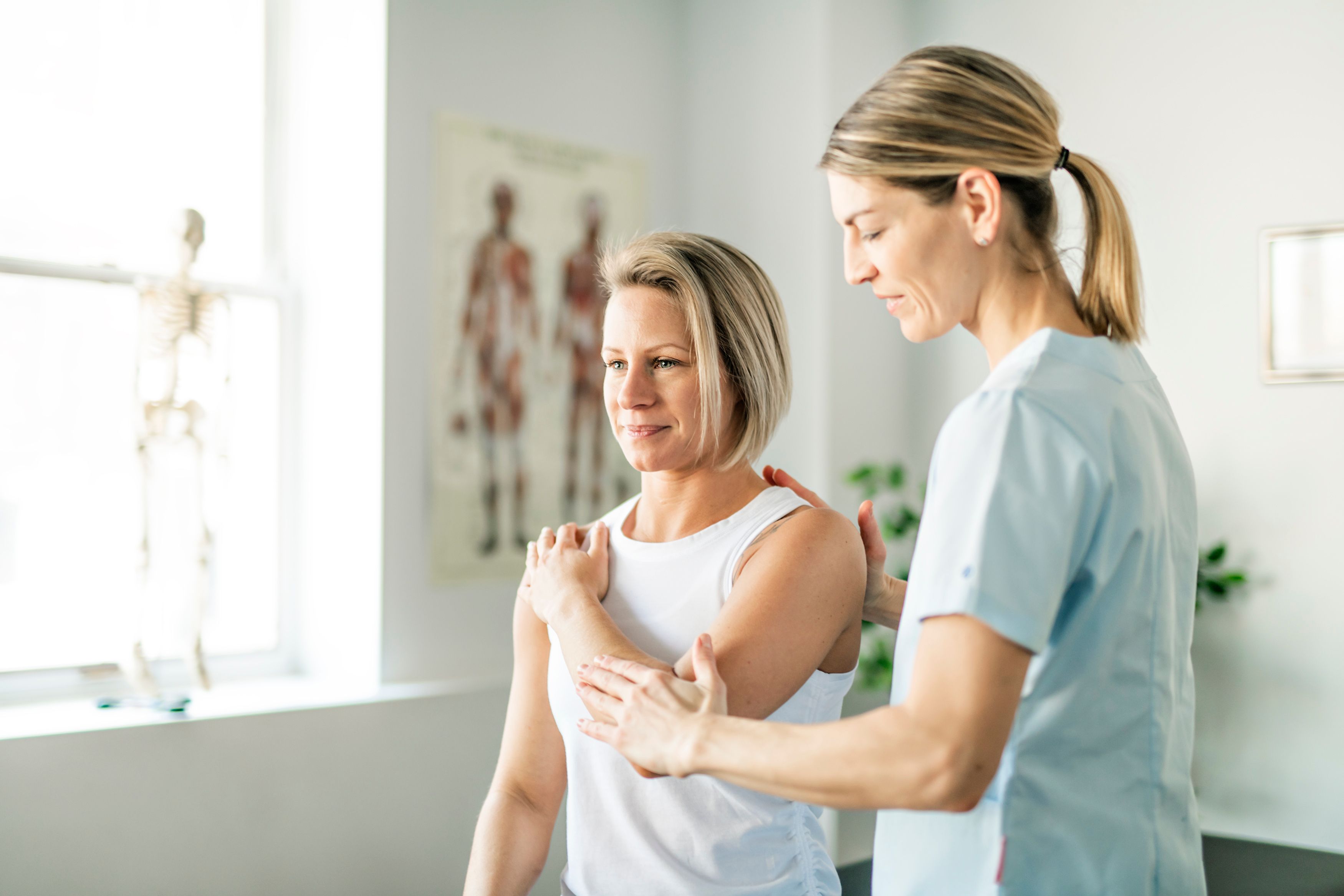 Behandlung der Physiotherapie Praxis Wernigk