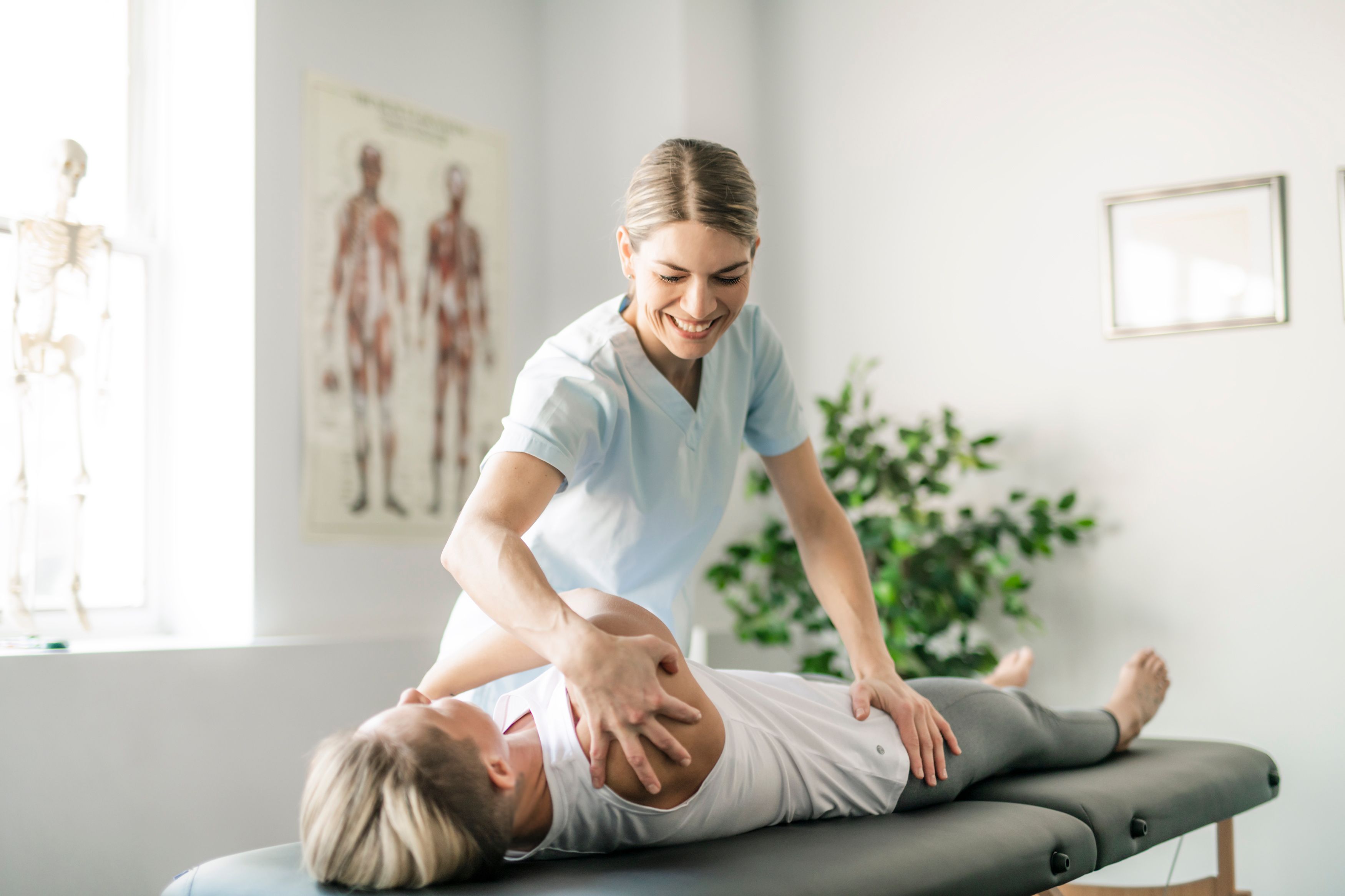 Behandlung der Physiotherapie Praxis Wernigk